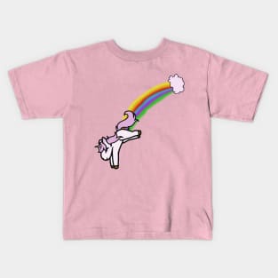 kawaii unicorn Kids T-Shirt